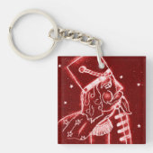 NUTCRACKER SPEELGOED SOLDIER in helder rood Sleutelhanger (Voorkant)