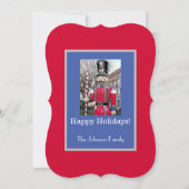 NUTCRACKER/SPEELGOED SOLDIERFIGURE/CHRISTMAS-DECOR FEESTDAGENKAART (Achterkant)