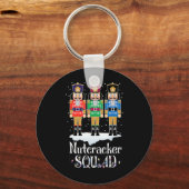 Nutcracker Squad Ballet Dance Christmas Xmas Light Sleutelhanger (Voorkant)