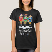 Nutcracker Squad Ballet Dance Christmas Xmas Light T-shirt (Voorkant)