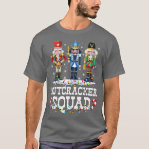 Nutcracker Squad Ballet Dance Kerstmis Licht T-shirt
