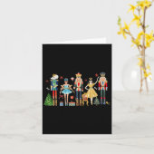 Nutcracker Squad Ballet Dance Kerstmis Matking F Kaart (Gele Bloem)