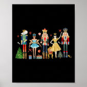 Nutcracker Squad Ballet Dance Kerstmis Matking F Poster (Voorkant)