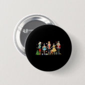 Nutcracker Squad Ballet Dance Kerstmis Matking F Ronde Button 5,7 Cm (Voorkant /achterkant)