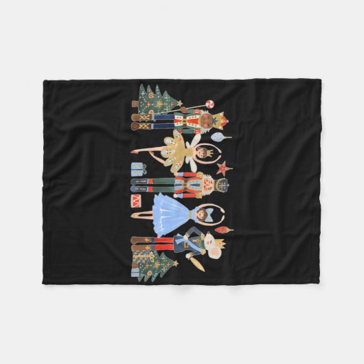 Nutcracker Squad Ballet Dance Matching Family Chri Fleece Deken (Voorkant (Horizontaal))