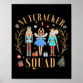 Nutcracker Squad Ballet Dance Matching Family Chri Poster (Voorkant)