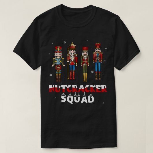 Nutcracker Squad Ballet Dance Matching Family Chri T-shirt (Design voorkant)