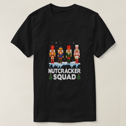 Nutcracker Squad Ballet Dance Matching Family Chri T-shirt (Design voorkant)