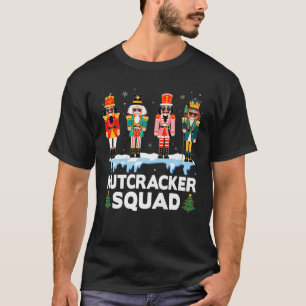 Nutcracker Squad Ballet Dance Matching Family Chri T-shirt