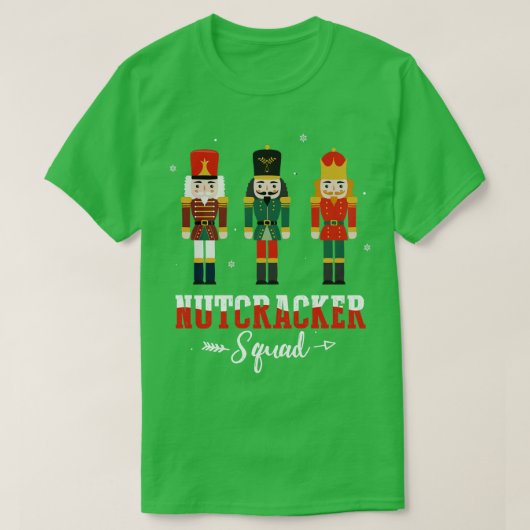 Nutcracker Squad Ballet Dance Matching Family Chri T-shirt (Design voorkant)