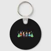 Nutcracker Squad Ballet Dance Merry Christmas Wome Sleutelhanger (Voorkant)