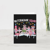 Nutcracker Squad Christmas Nk Ballet Sugar Plum Fa Kaart (Voorkant)