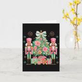 Nutcracker Squad Christmas Tree Ballet Dance Women Kaart (Gele Bloem)