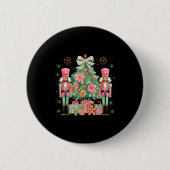 Nutcracker Squad Christmas Tree Ballet Dance Women Ronde Button 5,7 Cm (Voorkant)