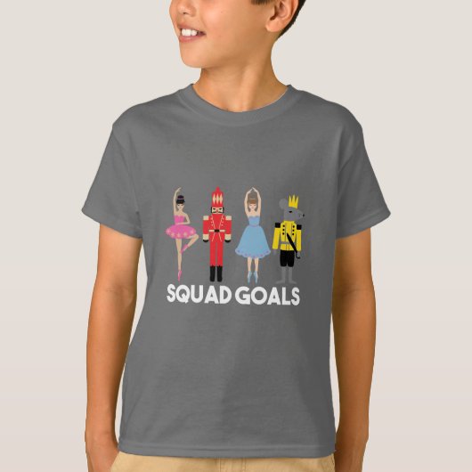 Nutcracker Squad Doelstellingen Kinder Shirt (Voorkant)