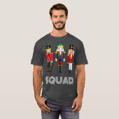Nutcracker Squad Holiday Pajama Dress T-shirt (Voorkant volledig)