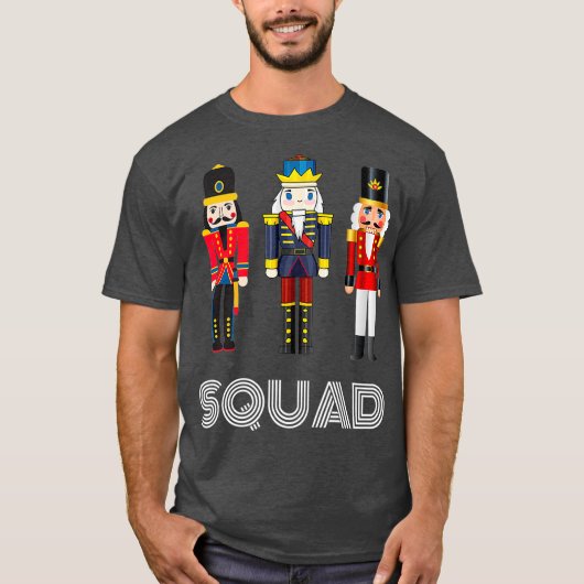 Nutcracker Squad Holiday Pajama Dress T-shirt (Voorkant)
