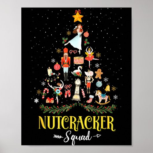 Nutcracker Squad In My Nutcracker Era Christmas Tr Poster (Voorkant)