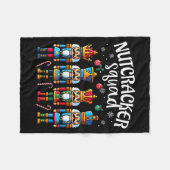 Nutcracker Squad Pajama Merry Christmas Toddler Bo Fleece Deken (Voorkant (Horizontaal))