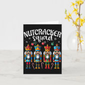 Nutcracker Squad Pajama Merry Christmas Toddler Bo Kaart (Gele Bloem)