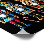 Nutcracker Squad Pajama Merry Christmas Toddler Bo Poster (Hoek)