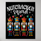 Nutcracker Squad Pajama Merry Christmas Toddler Bo Poster (Voorkant)