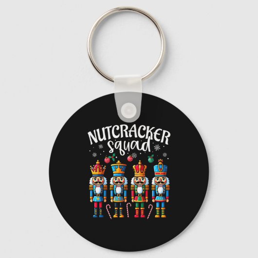 Nutcracker Squad Pajama Merry Christmas Toddler Bo Sleutelhanger (Voorkant)