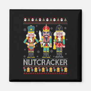 Nutcracker Squad Shirt Funny Ugly KerstSweate Magneet