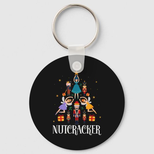 Nutcracker Sugar Fairy Plum Christmas - Nutcracker Sleutelhanger (Voorkant)