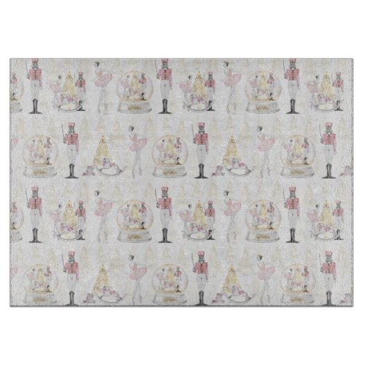 Nutcracker Suite Ballerina Soldier Cutting Board Snijplank (Voorkant)