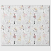 Nutcracker Suite Kerstmis Ballerina Soldier Cadeaupapier (Vlak)