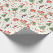  Nutcracker Suite Sweets Ballet Watercolor Cadeaupapier (Hoek)