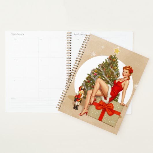 Nutcracker Sweet Retro Pinup Christmas Planner (Display)