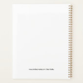 Nutcracker Sweet Retro Pinup Kerst Planner (Achterkant)