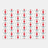 NutCracker T-Shirt Key Ring Classic Round Sticker Inpakpapier Vel (Voorkant 3)