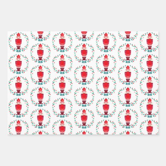 NutCracker T-Shirt Key Ring Classic Round Sticker Inpakpapier Vel (Voorkant 3)