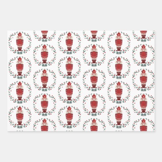 NutCracker T-Shirt Key Ring Classic Round Sticker Inpakpapier Vel (Voorkant 2)