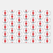 NutCracker T-Shirt Key Ring Classic Round Sticker Inpakpapier Vel (Voorkant)