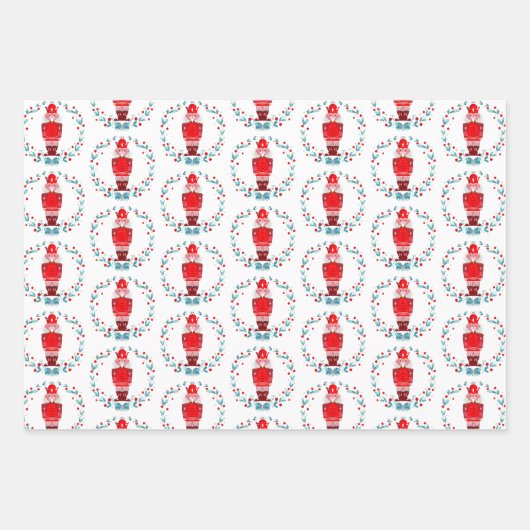 NutCracker T-Shirt Key Ring Classic Round Sticker Inpakpapier Vel (Voorkant)