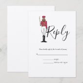 Nutcracker ThMED RSVP Wedding Informatiekaartje (Voorkant / Achterkant)