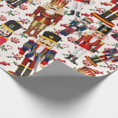 Nutcracker Toss Snoep Gift Cadeaupapier (Hoek)
