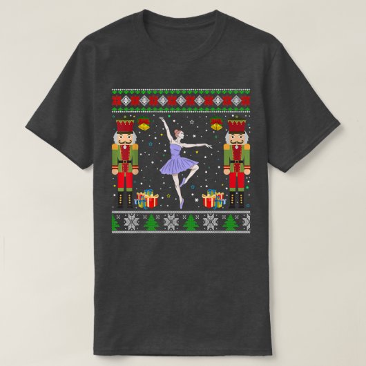 Nutcracker Ugly KerstSweater in Funny Christm T-shirt (Design voorkant)
