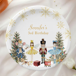 Nutcracker Verjaardagsfeestje  Papieren Bordje
