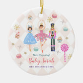 Nutcracker We verwachten ouderenversiering Keramisch Ornament (Voorkant)