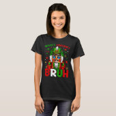 Nutcracker What's Crackin Bruh Funny Christmas Men T-shirt (Voorkant volledig)