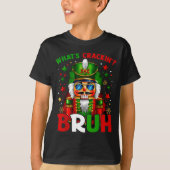 Nutcracker What's Crackin Bruh Funny Christmas Men T-shirt (Voorkant)