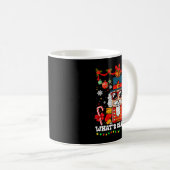 Nutcracker What's Crackin Funny Christmas Men Wome Koffiemok (Voorkant rechts)