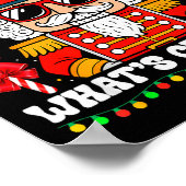 Nutcracker What's Crackin Funny Christmas Men Wome Poster (Hoek)