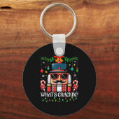 Nutcracker What's Crackin Funny Christmas Men Wome Sleutelhanger (Voorkant)