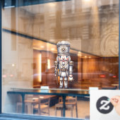 Nutcracker Window Cling Raamsticker (Cafe Raam)